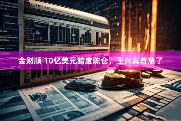 金财顺 10亿美元暗度陈仓，王兴真着急了